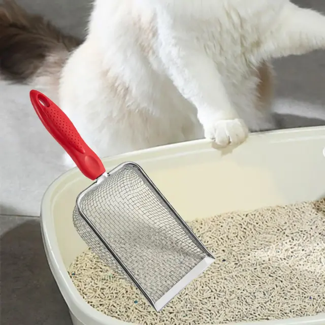 Ideal para Pets: Colher Sifonadora de Areia para Gatos, Limpeza Rápida, Ideal para Terrário de Répteis e Coelhos, Perfeita para Filhotes e Gatinhos