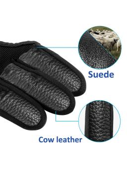 Couro Três Dedos Luvas De Tiro Com Arco, Suprimentos De Proteção, Adequado Para Adolescentes, Adultos e Iniciantes, Suprimentos De Tiro - Image 1