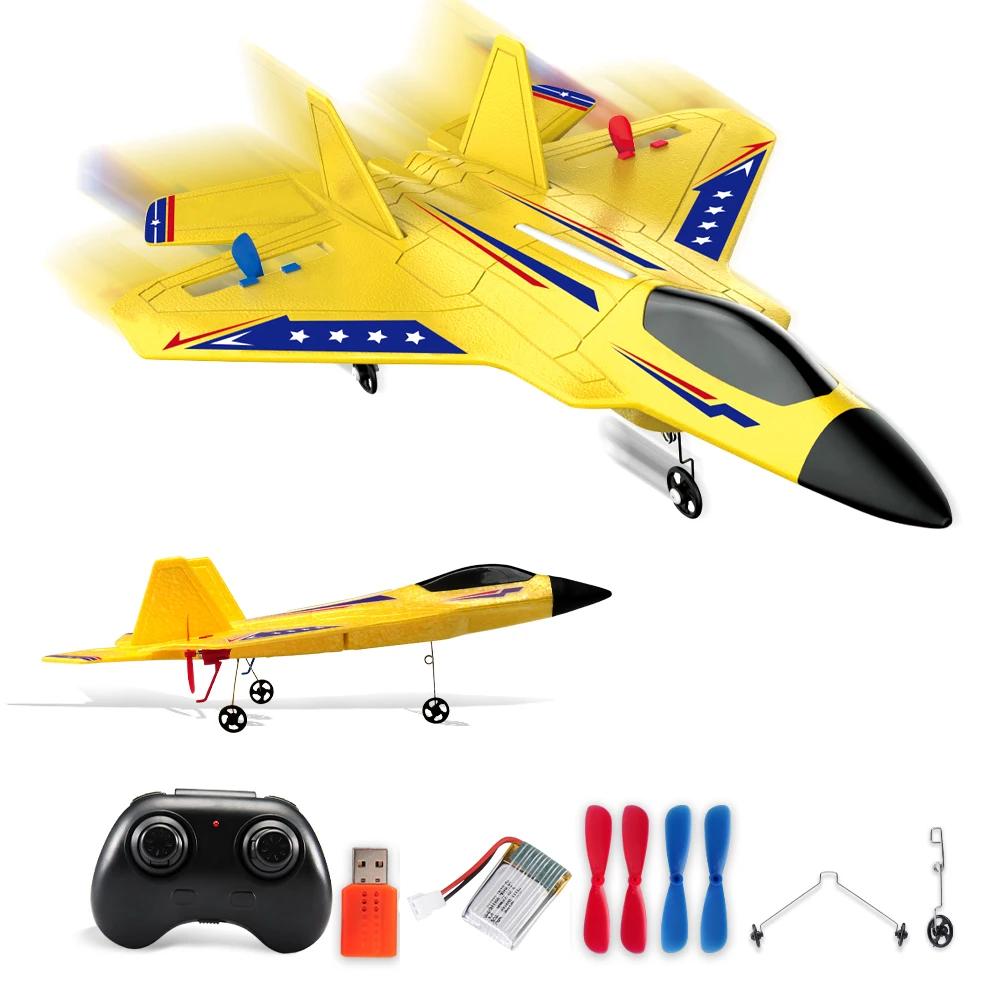 Su35 rc avião fx620 fx820 2.4g controle remoto modelo voador planador avião com luzes led aeronaves brinquedos de espuma para crianças presentes - Image 1
