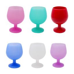 Cálice De Vinho De Silicone Dobrável, Copo De Cocktail Inquebrável, Cerveja ao ar livre, BBQ Champagne, Garrafa De Uísque, Portátil Travel Teacups Canecas - Image 4