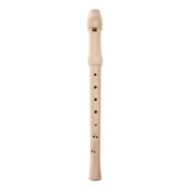 Flauta Soprano Alemã de Madeira 8 Buracos em Tecla C - Modelo Descantador F2TC