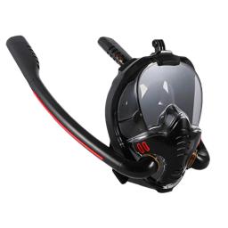 Máscara de mergulho profissional, snorkel facial completo, óculos anti-nevoeiro, equipamento de natação subaquática, crianças e adultos - Image 1