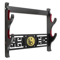Suporte de parede de veludo Espada, Suporte Katana Acolchoado, Suporte Espada Samurai, Display Rack, Taichi, 1, 2, 3, 4 Camadas - Image 3