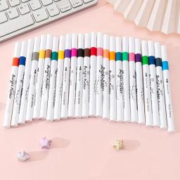 Acrílico Marcador Pintura Canetas, Pintura de Rocha Kit, Vidro, Madeira, Artesanato DIY Desenho, Arte Artesanato, Material Escolar, 12, 24, 36, 48, 60 Pcs - Image 1
