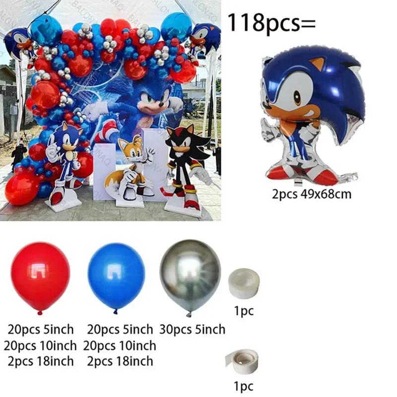 Balão digital para festa de aniversário infantil, Cartoon Banner Decoração Set para chá de bebê, sonices, 1 conjunto - Image 1