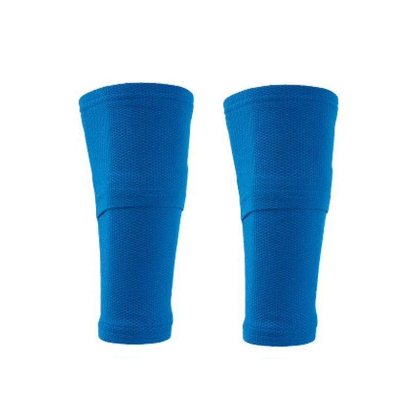 Protetor de caneleira para adultos, futebol e futebol, meias adolescentes com bolso, escudos profissionais, mangas para legging, 1 par - Image 1