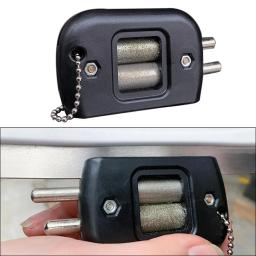Handheld lâmina de skate no gelo rápido hóquei patinação artística afiar portátil - Image 4