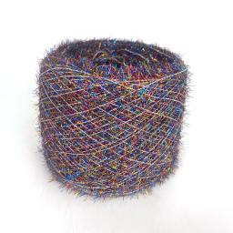 Fio De Tricô De Mão De Lã De Vidro Colorido, Linha De Cílios Extravagante, Artesanato DIY, Chapéu De Camisola De Boneca e Fabricação De Sacos, Linha De Crochet, 50g - Image 2