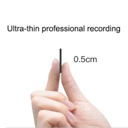 Ultra-Thin Professional Mini Gravador de Voz Som Ativado Dictaphone HD Ruído Reduzir Gravação MP3 Player Portátil - Image 1