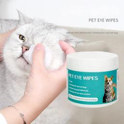 Eye Tear Cleansing Wipes, Pet Produtos De Limpeza, Grooming Acessórios, Gatos e Cães Cuidados, Casa - Image 2