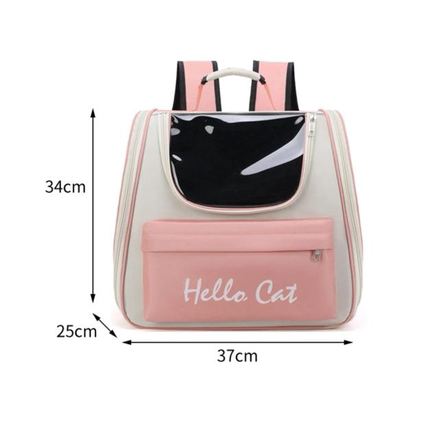 Mochila Transportadora Expansível para Gatos e Cães Médios - Bagagem Confortável e Respirável para Viagens com seu Pet