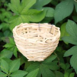 Handmade Bamboo Bird Nest, Rest Cave, Cage House, Nature Craft, Idéias para Finch e Canary, Small Parrot Garden, Home Decoration - Image 4