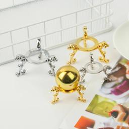 Metal Crystal Ball Holder para Decoração de Casa, Base de Pedra, Globo Display Stand, Esfera Mágica, Adivinhação, Fotografia, Lensball - Image 5