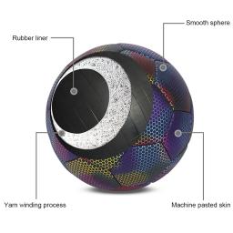 Bolas de futebol profissional para homens e mulheres, Match Training League, Stitch Night Football, resistente ao desgaste, material PU, tamanho 5, 2024 - Image 4