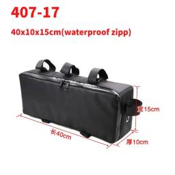 Bicicleta Armazenamento Tubo Frame Pack Bag, Li-ion Battery Case, pendurado Tool Box, MTB, Ebike - Image 3