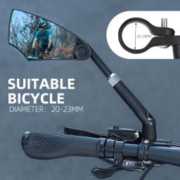West biking-bicicleta espelho retrovisor, acessórios ampla gama guidão, espelho retrovisor, anti-reflexo, acessórios de ciclismo - Image 6