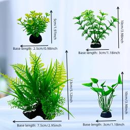 DIY Artificial Decoração Do Aquário, ornamento do aquário, cores misturadas de plantas, planta aquática, 10 pcs - Image 5