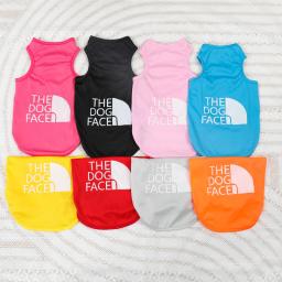 Designer Leve Pet Vest para Cães Pequenos Respirável Cat Clothing Candy Color Puppy Summer Clothes Sleeveless Pet T Shirts - Image 2