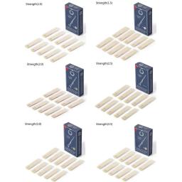 Clarinete Reeds com Caso Portátil, Reed Repair Parts, Reeds Acessório, Força 1.0, 1.5, 2.0, 2.5, 3.0, 3.5, 10 Pcs - Image 1