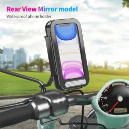 Waterproof Bike Phone Mount suporte do telefone celular para a motocicleta e bicicleta guidão - Image 2