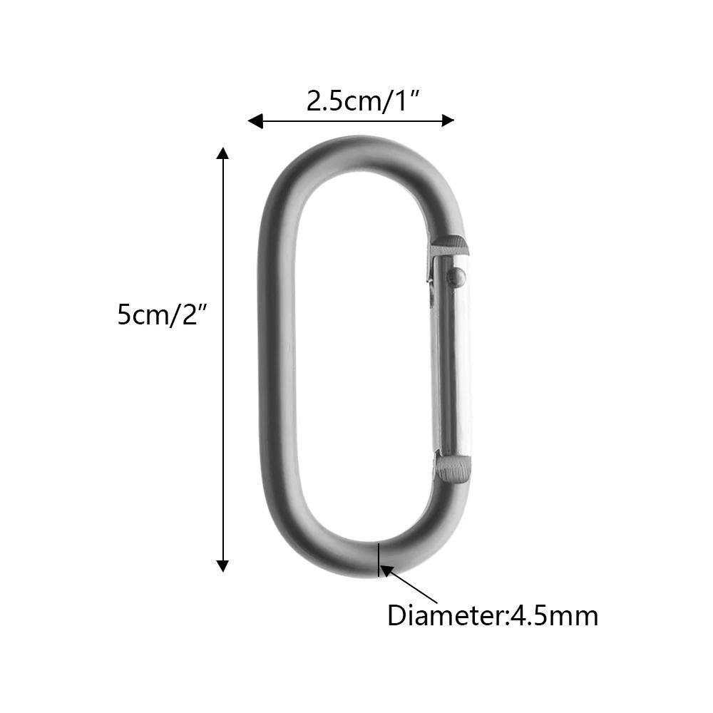 Profissional mosquetão d forma montanhismo fivela gancho 16kn fivela de segurança escalada bloqueio ao ar livre equipamento escalada acessório - Image 1