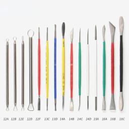 Ferramenta De Escultura De Argila De Cerâmica, Faca De Escultura Fina, Cerâmica DIY Cerâmica Cerâmica, Suprimentos Manuais, Em Massa, 15 Pcs - Image 6
