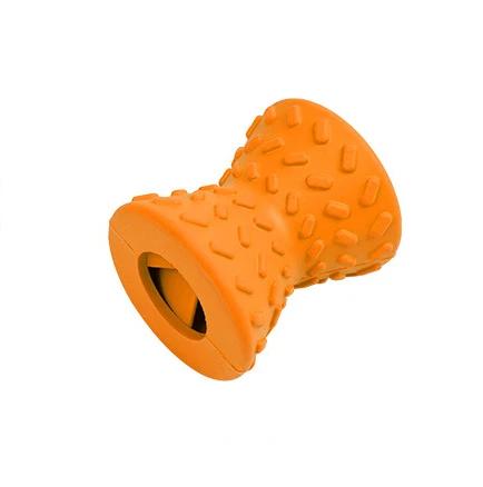 Brinquedo Interativo para Cães Dumbbell Leaky Feeder em Borracha Natural, Resistência à Mordida e Estímulo Educativo