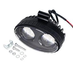 Lâmpada de advertência de empilhadeira LED, holofote azul, segurança do armazém, luz de trabalho, sinal de segurança, acessível, 12-80V DC, 10W - Image 3