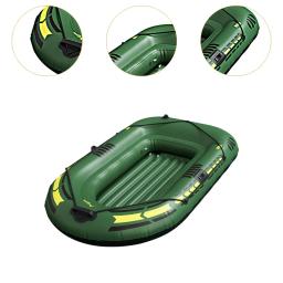 Caiaque inflável para lagoas, lagos, rios, verão ao ar livre, jangada inflável para 2 pessoas com suportes de remo para pesca à deriva - Image 5