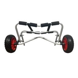 Carrinho de caiaque dobrável com rodas de areia, Heavy Duty Widen, rodas de praia, dolly para caiaque, esportes aquáticos, atividades ao ar livre, canoagem - Image 4