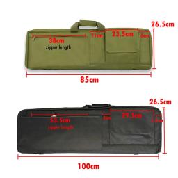 Bolsas para rifle de 85 cm / 100 cm, tiro ao ar livre, caça, arma de cecchino, estojo de transporte, bolsa de ombro acolchoada para proteção de arma - Image 2