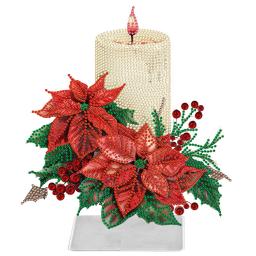 Pintura Diamante Desktop Ornaments Kit, 5D DIY Diamond Art, Decorações de mesa para adultos, Velas em forma especial, plantas, acrílico - Image 4