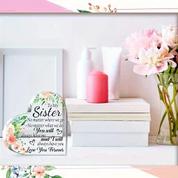 Placa de amizade estilo minimalista para mulheres, presente amigo, melhor irmã, aniversário obrigado presente, 1pc - Image 4