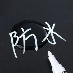 Permanente Waterproof White Rubber Marker, canetas de pintura, pneu de carro, pintura ambiental do pneu, Graffiti, 1 pc, 3 pcs, 5pcs - Image 3