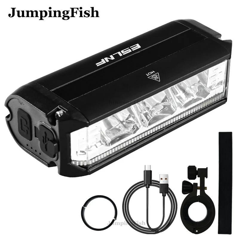 Recarregável LED bicicleta luzes, lanterna, ciclismo ao ar livre, acessórios de bicicleta, scooter elétrico, 3 LEDs, 1800LM, 2000mAh - Image 1