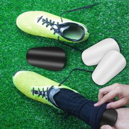 Loogdeel Mini caneleiras de futebol pequenas caneleiras de futebol equipamento de proteção para mulheres e homens, equipamento de proteção de panturrilhas, 1 par - Image 5