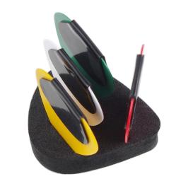 Suporte para palheta guitarra, armazenamento rápido, até 4 palhetas, autoadesivo, fácil colar - Image 5