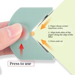 Mini Canto Portátil Rounder, Perfurador De Papel, Cortador De Foto Do Cartão, DIY Craft Ferramentas Scrapbooking, Máquina Maker, Trimmer, 3 Cores - Image 4