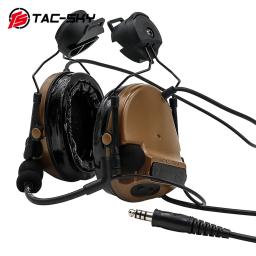 TAC-SKY comtac capacete arco rápido faixa suporte versão caça ao ar livre com cancelamento de ruído captador tático fone de ouvido comtac iii - Image 1