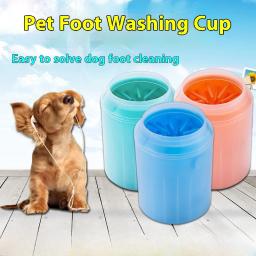 Silicone Pet Foot Washer Cup, Pata Limpa Escova, Lave rapidamente o balde de limpeza sujo do pé do gato, Dog Paw Cleaner - Image 1