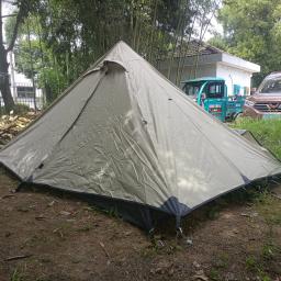 Ultraleve Trekking Pole Tent, 2 pessoas Barraca de Camping, Tenda Leve, Solo Camping Tent, Trekking Rod não está incluído, CZX-687 - Image 5
