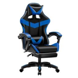 Altura ajustável Gaming Chair with Footrest, Gamer Cadeiras Ergonômico com Almofada Lombar Apoio de Cabeça, Cadeira do Computador - Image 3