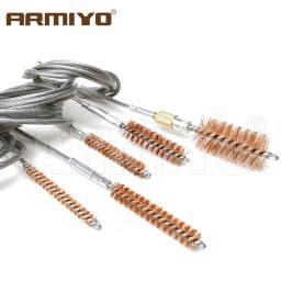 Armiyo-Bore Equipamento De Limpeza, Linha Escova Bronze, Kit De Caça,. 17Cal,. 22Cal, 7,62 milímetros, 9 milímetros, 12GA, 22lr, 22lr, 5-40, 8-32, 5/16 "-26T - Image 4