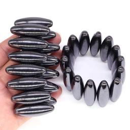 Pedras caídas magnética rugby bola terapia alívio brinquedo oval ímã grânulo conjunto cuidados de saúde ferrite massageador hematita decoração para casa - Image 4