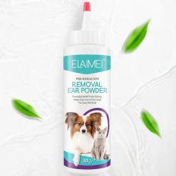 Pet Ear Hair Removendo Pó, Ear Cleaner, Cuidados Saudáveis, Anti-carrapatos, Suprimentos de limpeza, Produtos para cães - Image 6
