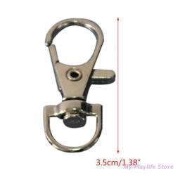 20 pçs metal gancho cinto clipe fechadura da porta para animais de estimação gaiola prevenir garra gatilho aberto fixação gaiola portas - Image 6