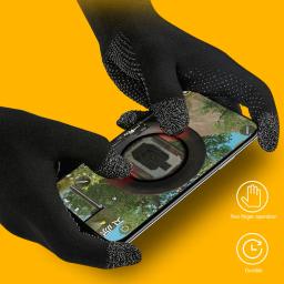 Luvas antiderrapantes à prova de suor, tela sensível ao toque, dedo de jogos, manga do polegar, acessórios para jogos móveis PUBG - Image 5
