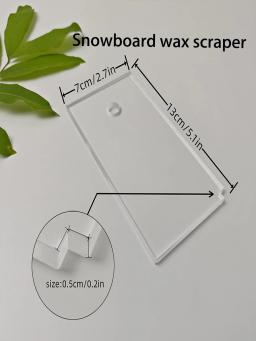 Limpador de manutenção de snowboard, raspador de cera de snowboard, placa dupla, ferramentas de remoção de cera, ferramentas de esqui, raspador de cera de snowboard 2025 - Image 5