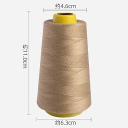 Linha de costura de poliéster para máquina profissional, fios pesados, alta resistência, durável, casa, bordado, 203, 3, 1200m - Image 6