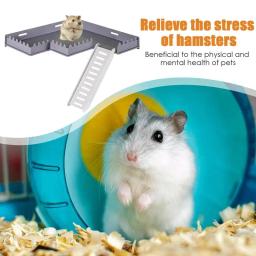 Plataforma PVC Gaiola para Hamster, Playground Stand, Pet Shop, Pequeno Animal, Decoração de Terrário, Hamsters, ouriços - Image 4